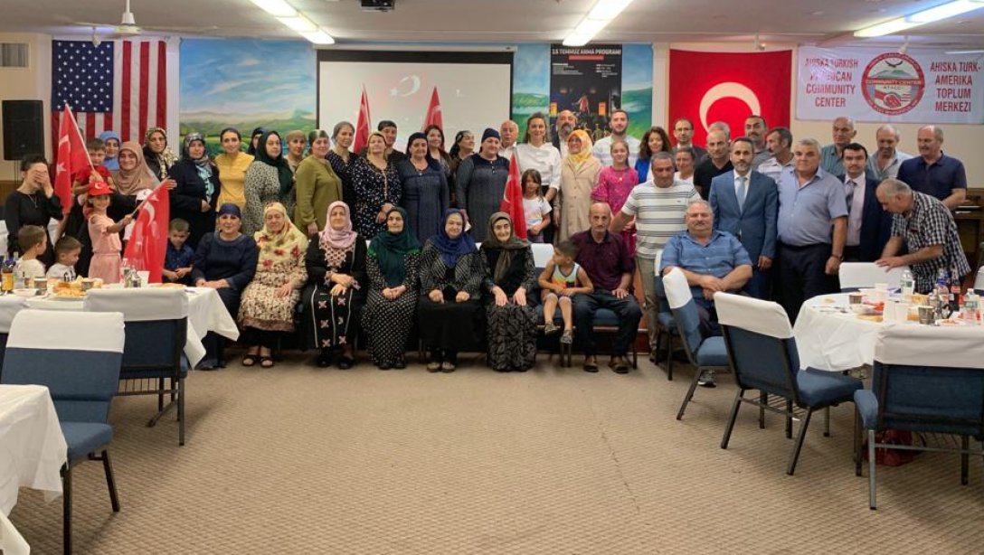 West Springfield Ahıska Türkleri Toplum Merkezi 15 Temmuz Demokrasi ve Milli İrade Günü Anma Töreni