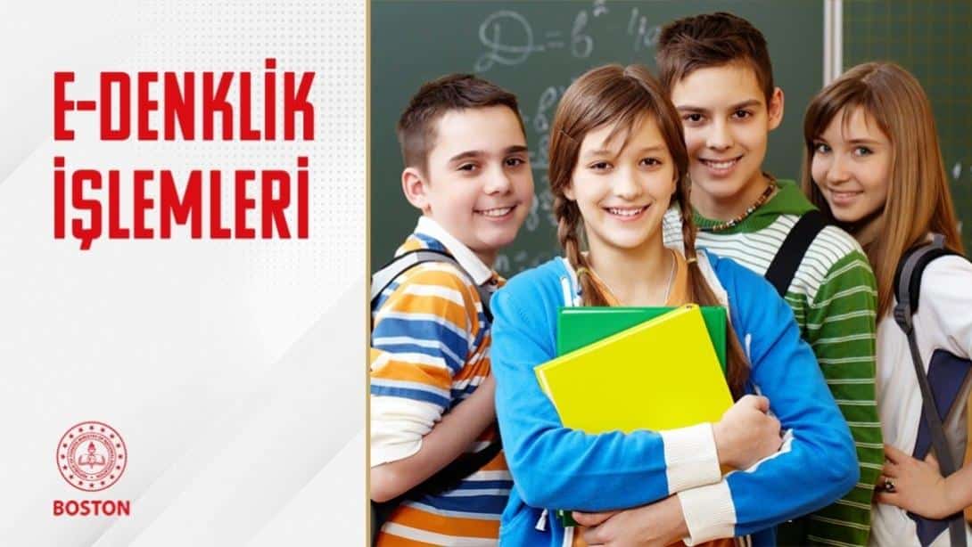 E-DENKLİK İŞLEMLERİ